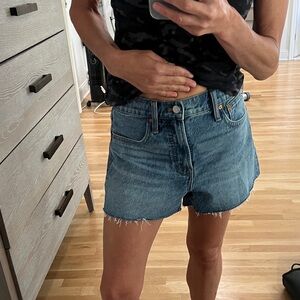 Madwell jean shorts nwt